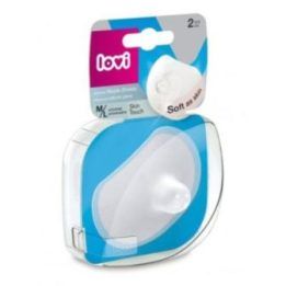 Silikoniniai spenelių gaubteliai LOVI Skin Touch, M/L, 2 vnt