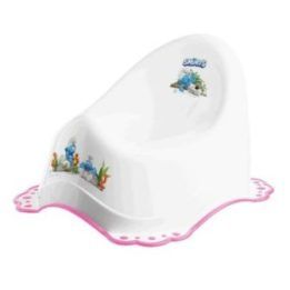 Vaikiškas naktipuodis su Smurfų motyvu Maltex, baltas ir rožinis