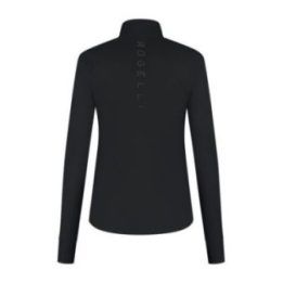 Bėgimo džemperis su trumpu užtrauktuku Rogelli Essential 2XL, juodas