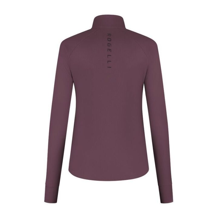 Bėgimo džemperis su ilgomis rankovėmis Rogelli Essential, violetinis