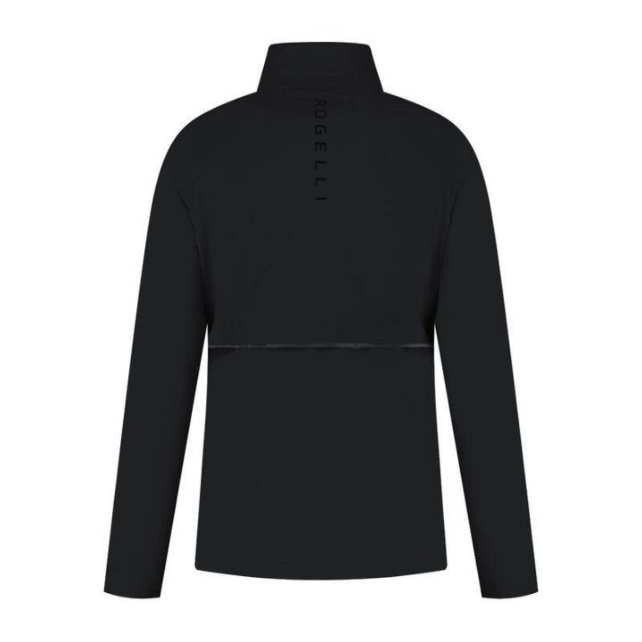 Bėgimo striukė su nugaros ventiliacija Rogelli Essential, juoda