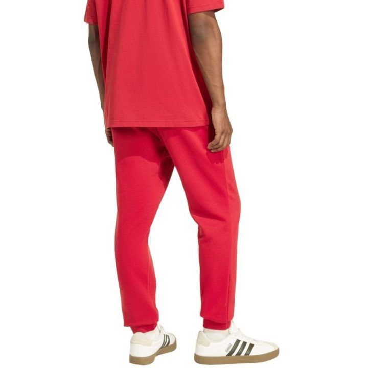 Vyriškos medvilninės kelnės adidas Essentials Feelcozy, raudonos