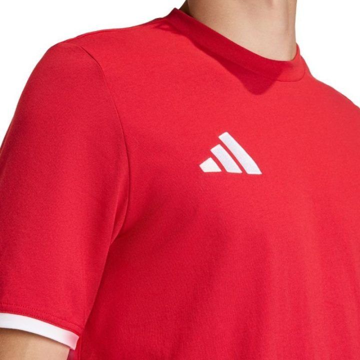 Vyriški medvilniniai marškinėliai adidas Entrada 26, raudoni