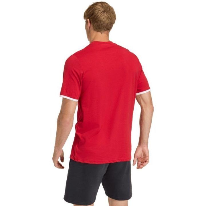 Vyriški medvilniniai marškinėliai adidas Entrada 26, raudoni