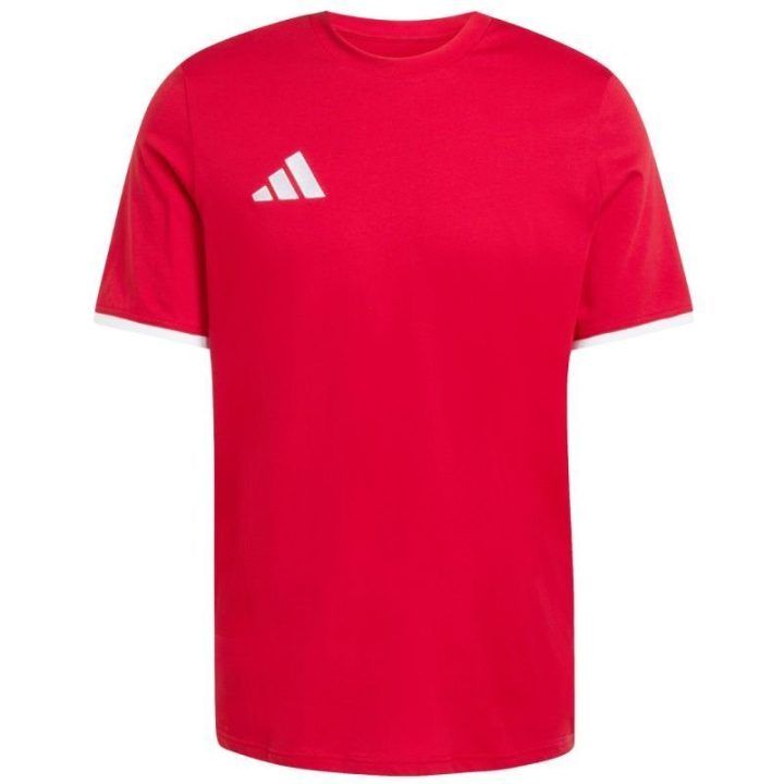Vyriški medvilniniai marškinėliai adidas Entrada 26, raudoni