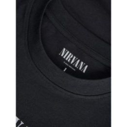 Vyriški marškinėliai su Nirvana motyvu Jack&Jones, juodi