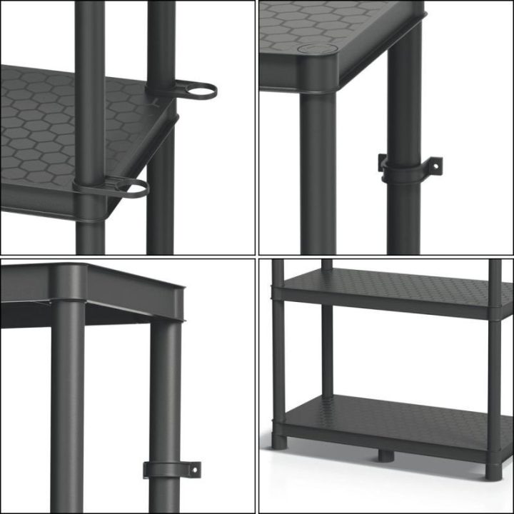 Lentynų stelažas Kistenberg Stackaro Solid, 58 × 28 × 131,5 cm