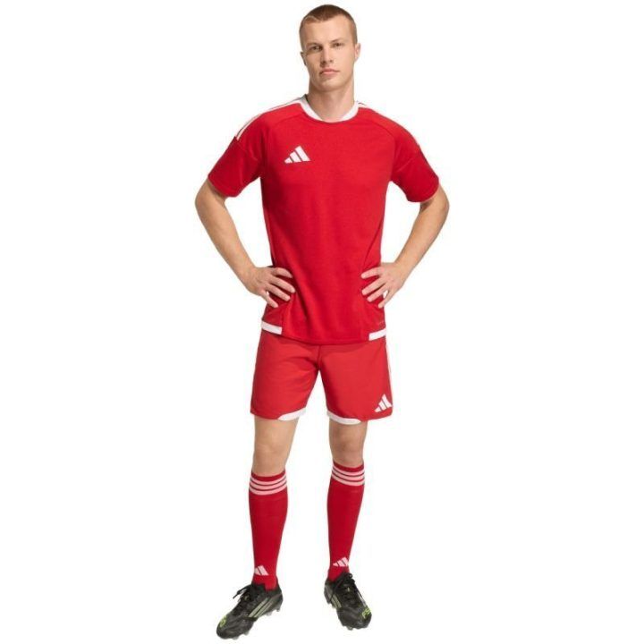 Vyriški futbolo šortai adidas Tiro 26 Competition Match, raudoni ir balti