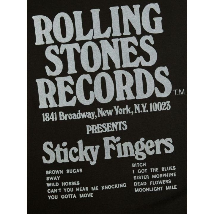 Vyriški marškinėliai su Rolling Stones motyvu Jack&Jones, juodi