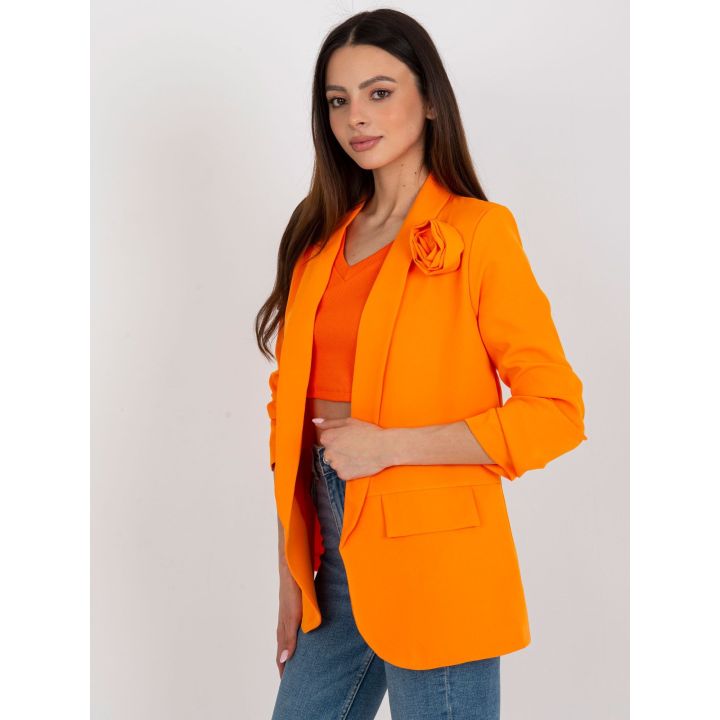 Fluo oranžinis švarkelis