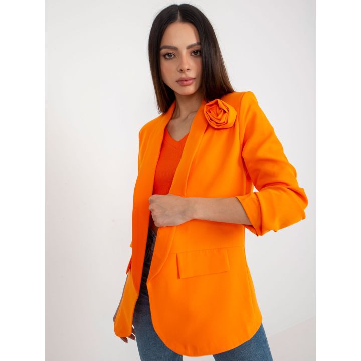 Fluo oranžinis švarkelis