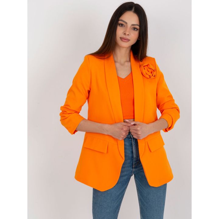 Fluo oranžinis švarkelis