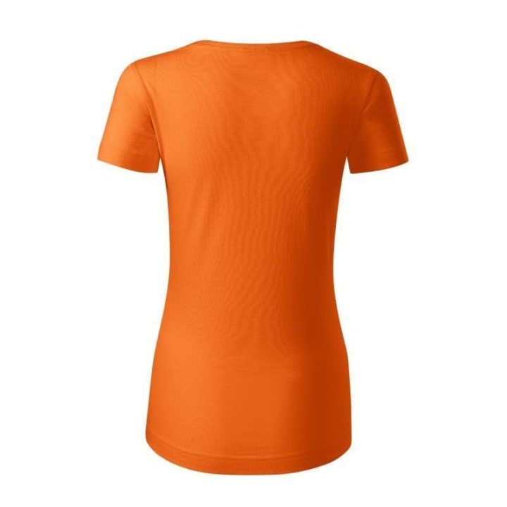 Moteriški medvilniniai marškinėliai Malfini Epic, oranžiniai