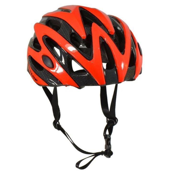 Reguliuojamas dviračio šalmas Dunlop MTB, raudonas