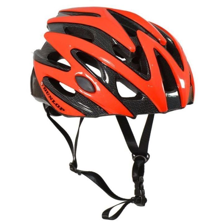 Dviračio šalmas su reguliuojama apimtimi Dunlop MTB, raudonas