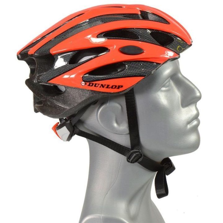 Dviračio šalmas su reguliuojama apimtimi Dunlop MTB, raudonas