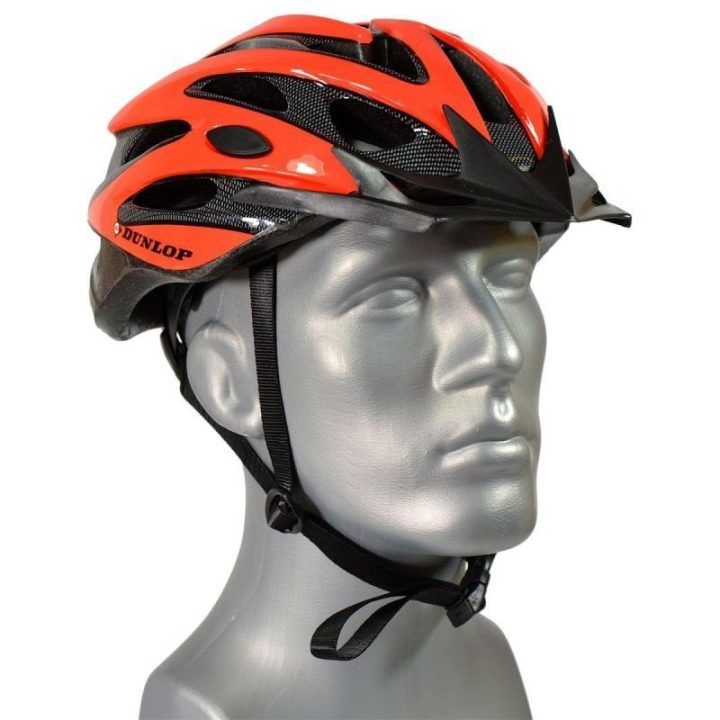 Dviračio šalmas su reguliuojama apimtimi Dunlop MTB, raudonas