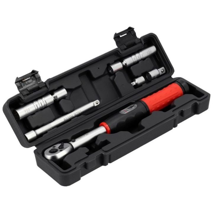 Žvakių keitimo dinamometrinis rinkinys Yato YT-07843, juodas ir raudonas