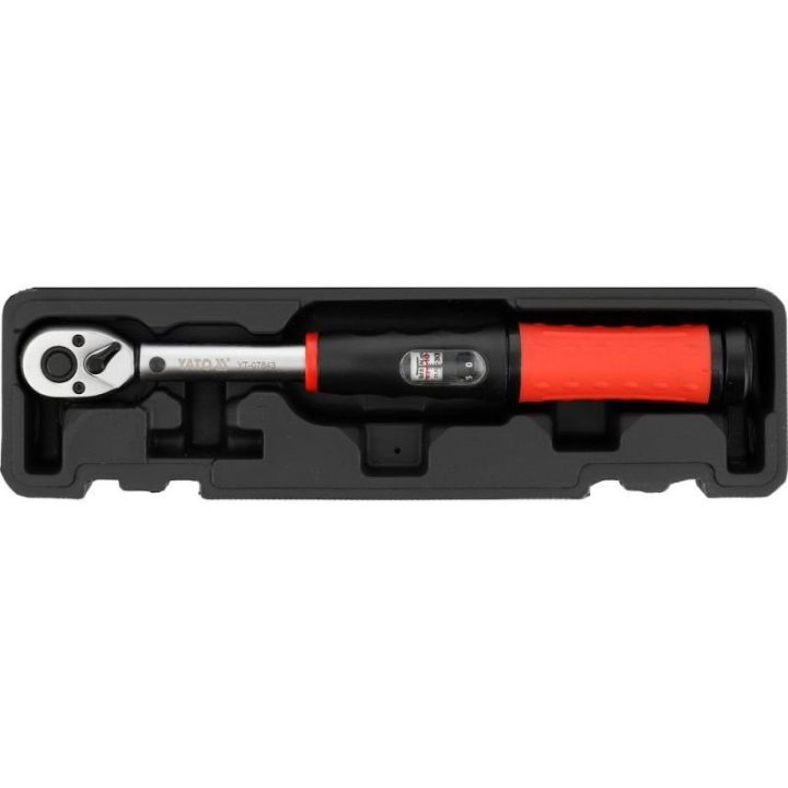 Žvakių keitimo dinamometrinis rinkinys Yato YT-07843, juodas ir raudonas