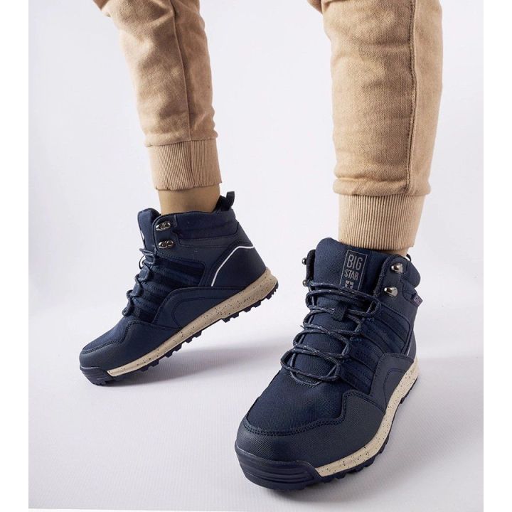 Mėlyni Žygio batai Big Star KK274611 NAVY