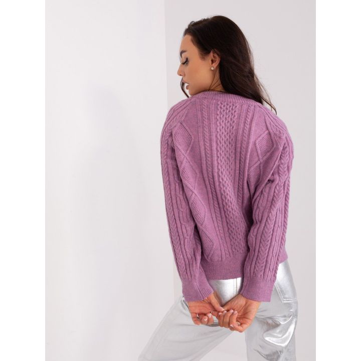Violetinis megztinis