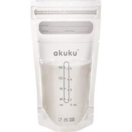 Sterilūs maišeliai motinos pienui Akuku, 150 ml, 30 vnt