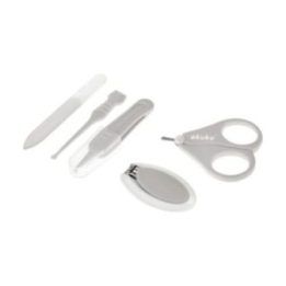 Kūdikio nagų priežiūros rinkinys Akuku Apple Case, pilkas