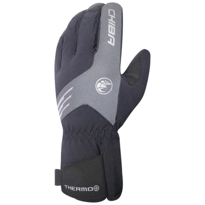 Pirštinės su Primaloft pamušalu Chiba Thermo Plus, XL dydžio, juodos