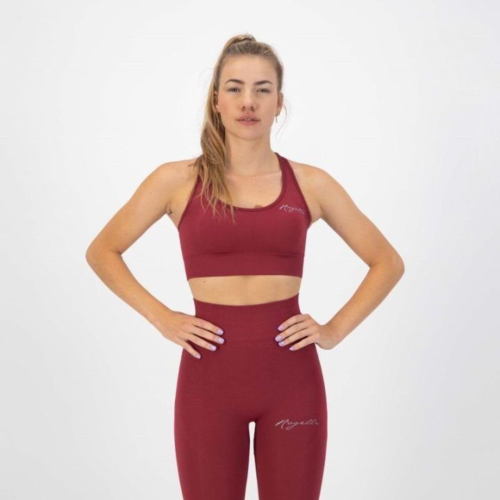 Sportinė liemenėlė Rogelli Trinity, bordo