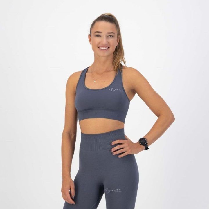 Sportinė liemenėlė Rogelli Trinity, pilka