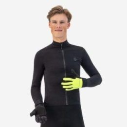 Žieminės pirštinės Rogelli Essential 3XL, fluorescencinės