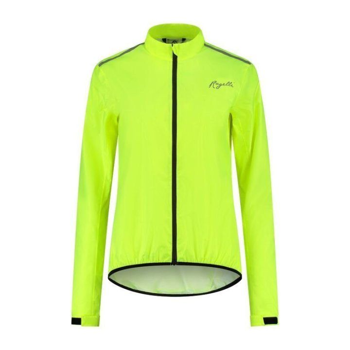 Moteriška lietaus striukė Rogelli Core, fluorescencinė