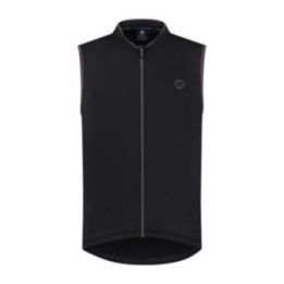 Sportinė liemenė su užtrauktuku Rogelli Essential 2XL, juoda