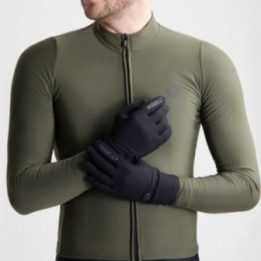 Terminės pirštinės Rogelli Essential Thermal, juodos