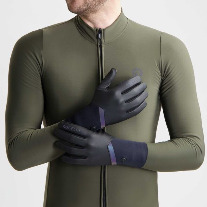 Žieminės pirštinės Rogelli Distance 3XL, juodos