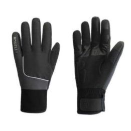 Žieminės pirštinės Rogelli Essential HiVis, juodos