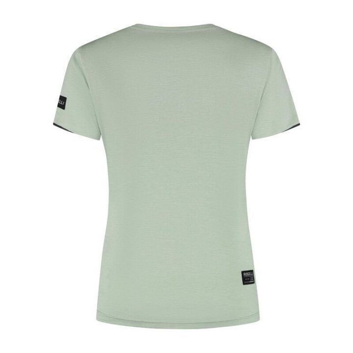 Moteriški bėgimo marškinėliai Rogelli Distance 2XL, mėtiniai