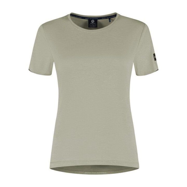 Moteriški bėgimo marškinėliai Rogelli Distance 2XL, smėlio