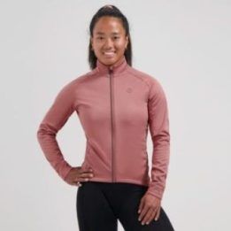 Moteriška dviratininkų striukė su AQUABLOC Rogelli Essential II, rožinė