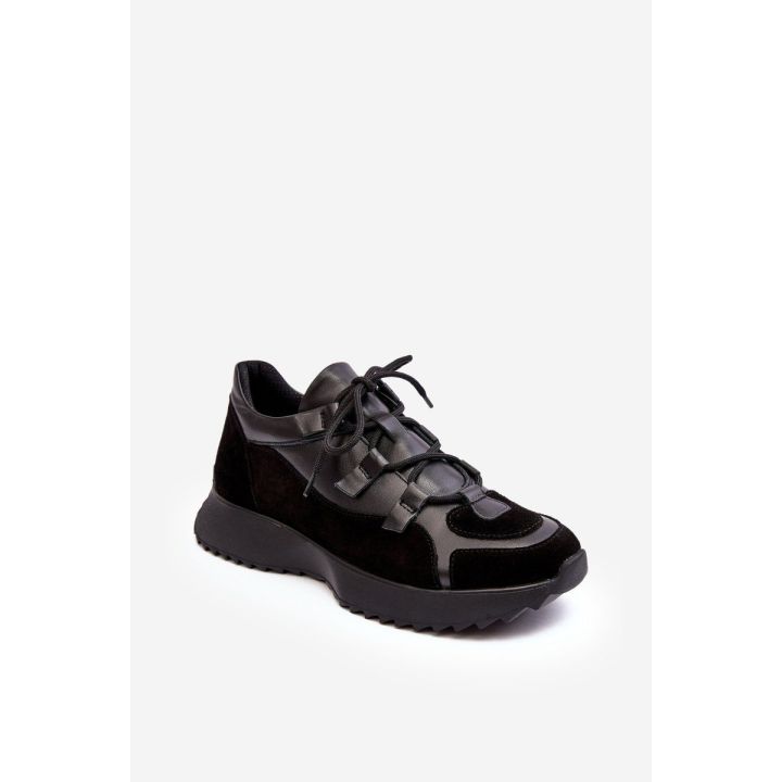 Moteriški odiniai sportiniai bateliai M01/2 Zazoo Black