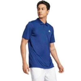 Vyriški greitai džiūstantys polo marškinėliai adidas, tamsiai mėlyni