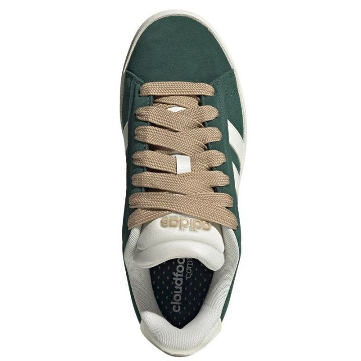 Moteriški sportbačiai su Cloudfoam adidas Grand Court Alpha 00s, žali