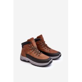 Maraena Vyriški trekingo batai Brown Trapper Shoes