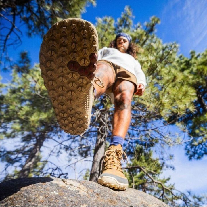 Žygio batai Vivobarefoot Tracker Leather AT, rusvi
