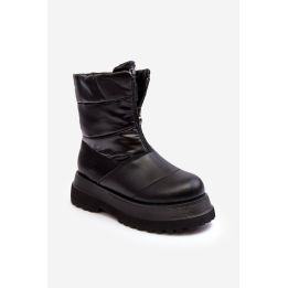 sniego batai su grubiu padu ir užtrauktuku GOE MM2N4078 Black