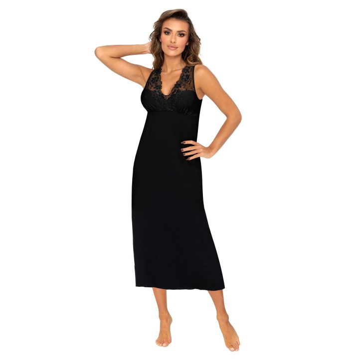 Marškinėliai Kristina Long Black