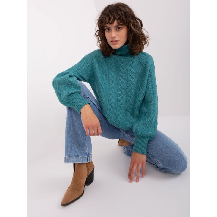 Turkio spalvos megztinis