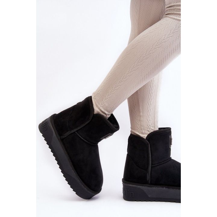 neperšlampami sniego batai ant platformos DFranklin DFSH371004 Black
