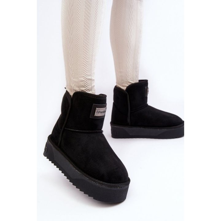 neperšlampami sniego batai ant platformos DFranklin DFSH371004 Black