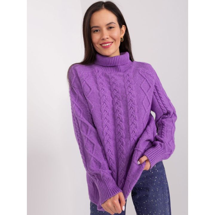 Violetinis megztinis